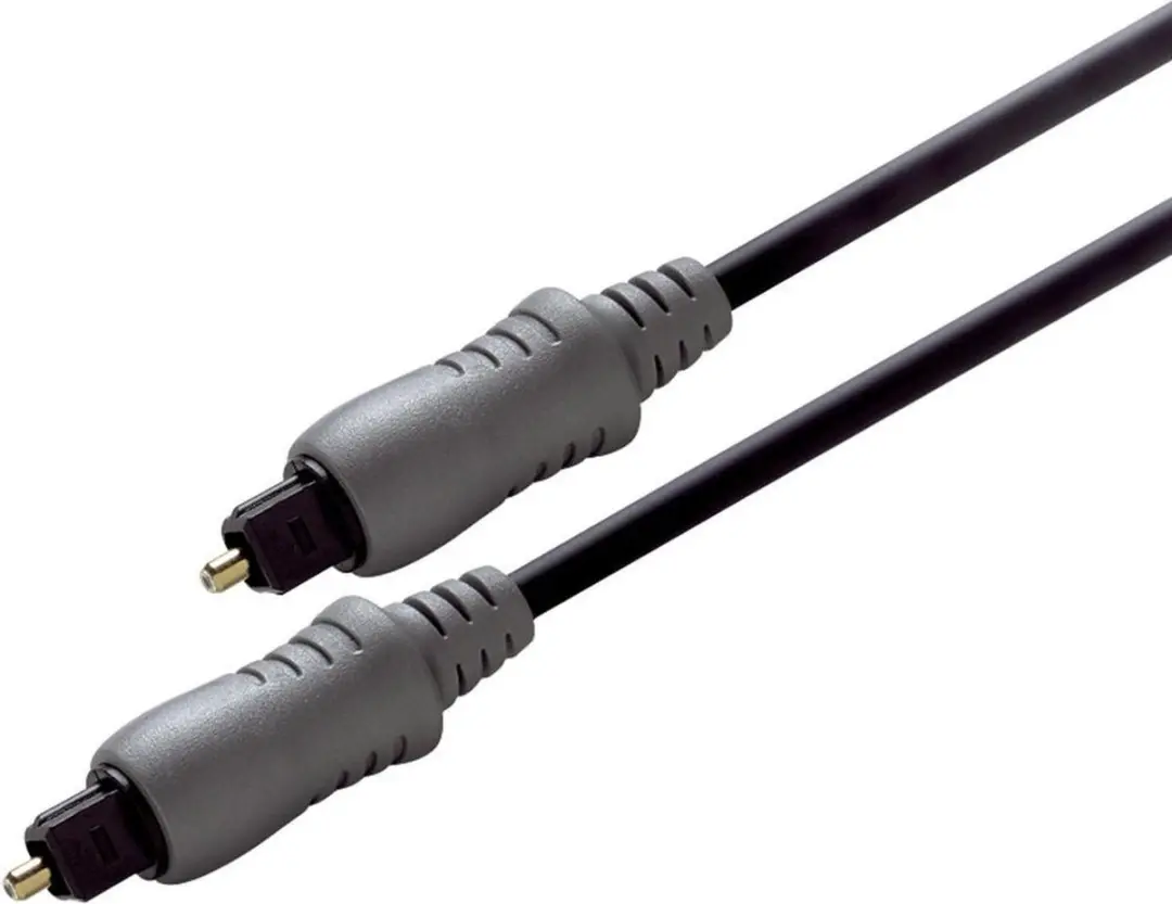 Scanpart Toslink Optische Kabel 3m - Zwart-Zilver