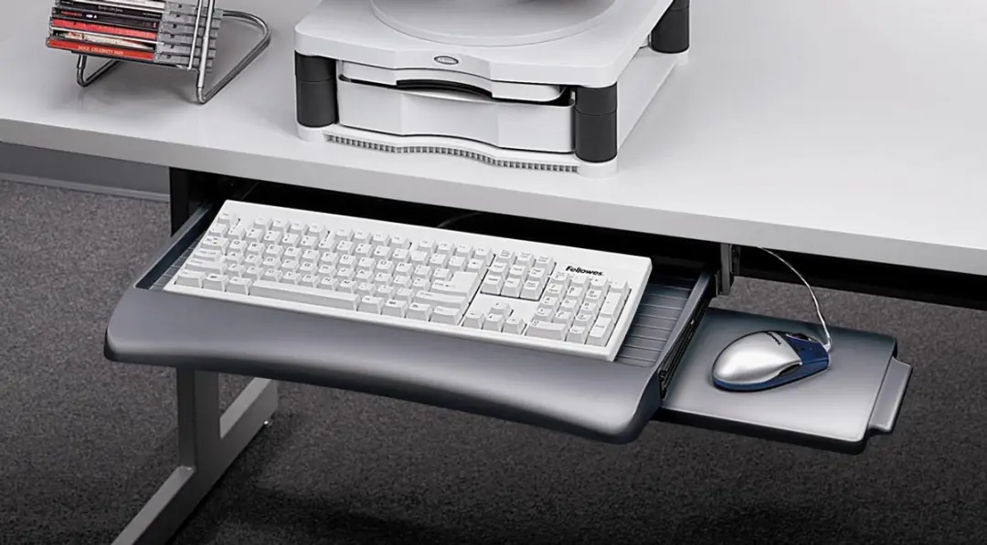 Fellowes toetsenbord houder Underdesk toetsenbordlade instelbaar
