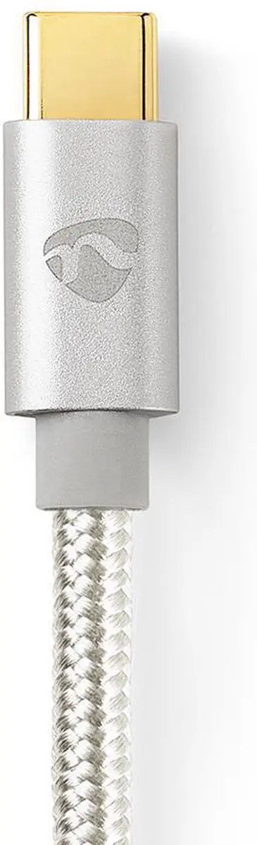 Nedis USB 2.0 USB-A naar USB-C Kabel 15W 480Mbps 1m - Verguld - Aluminium