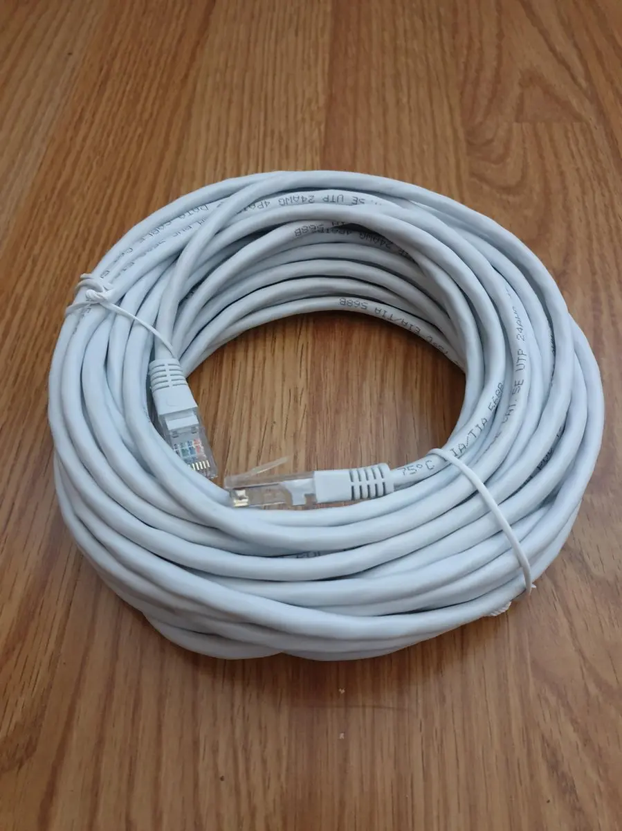 Goobay CAT5E Netwerkkabel RJ45 Wit 15m