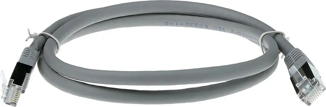 ACT Grijze LSZH SFTP CAT6 Patchkabel 15m - RJ45