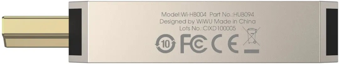 WiWu USB-C naar HDMI Adapter 4K60Hz - Goud