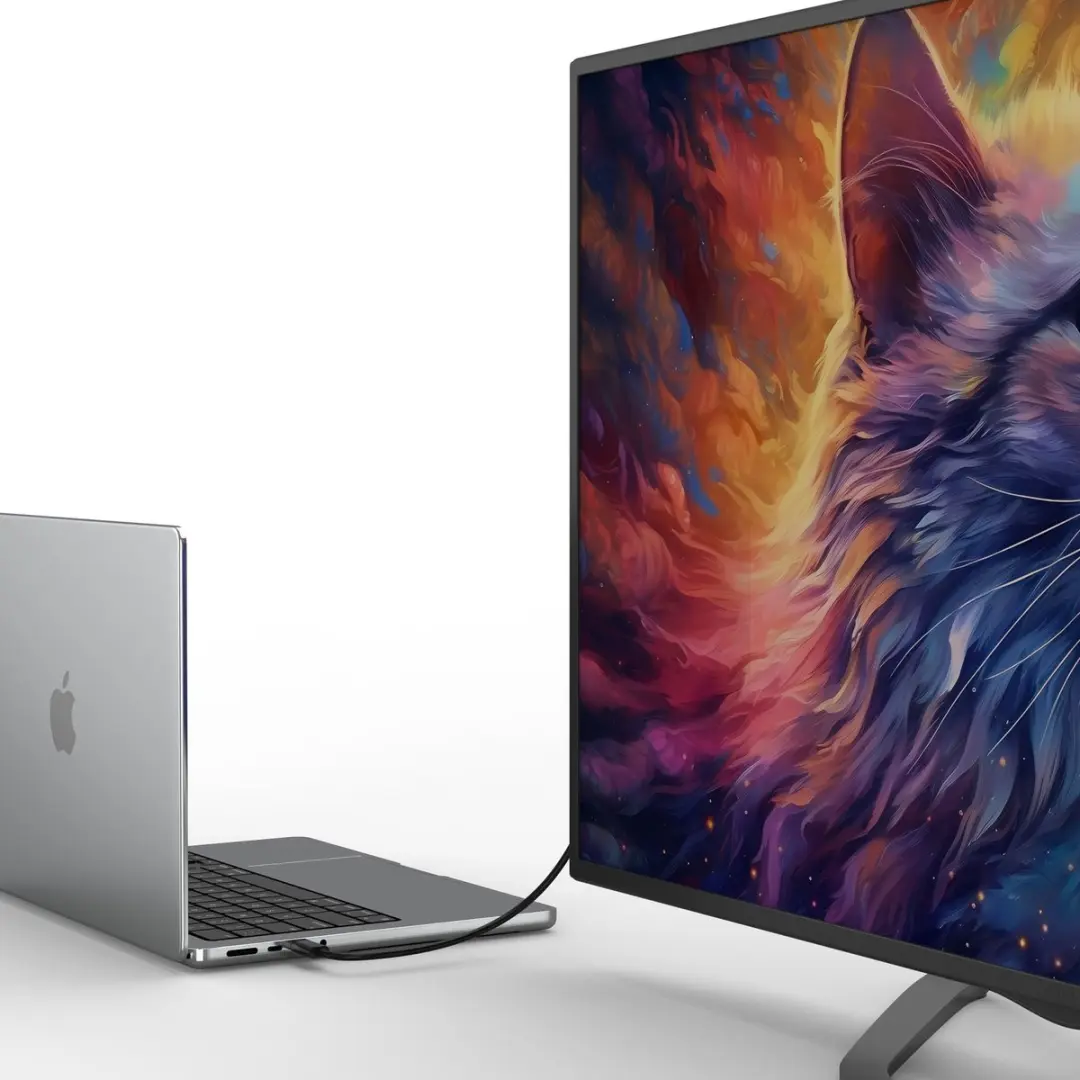 WiWu USB-C naar HDMI Adapter 4K60Hz - Goud