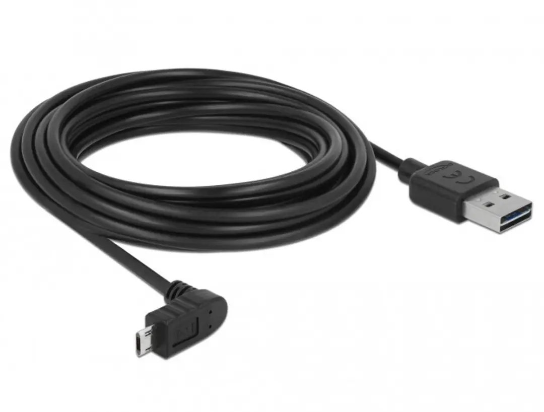 Delock USB 2.0 Kabel A naar Micro-B 5m - Zwart