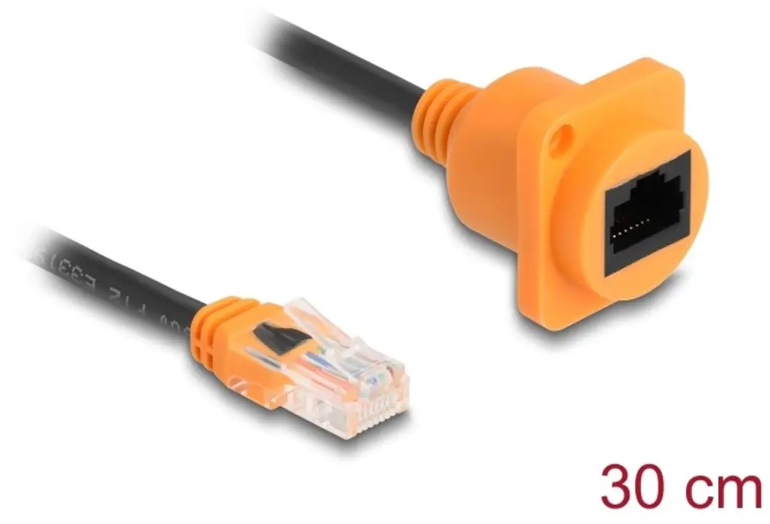 Delock D-Type RJ45 Kabelstekker