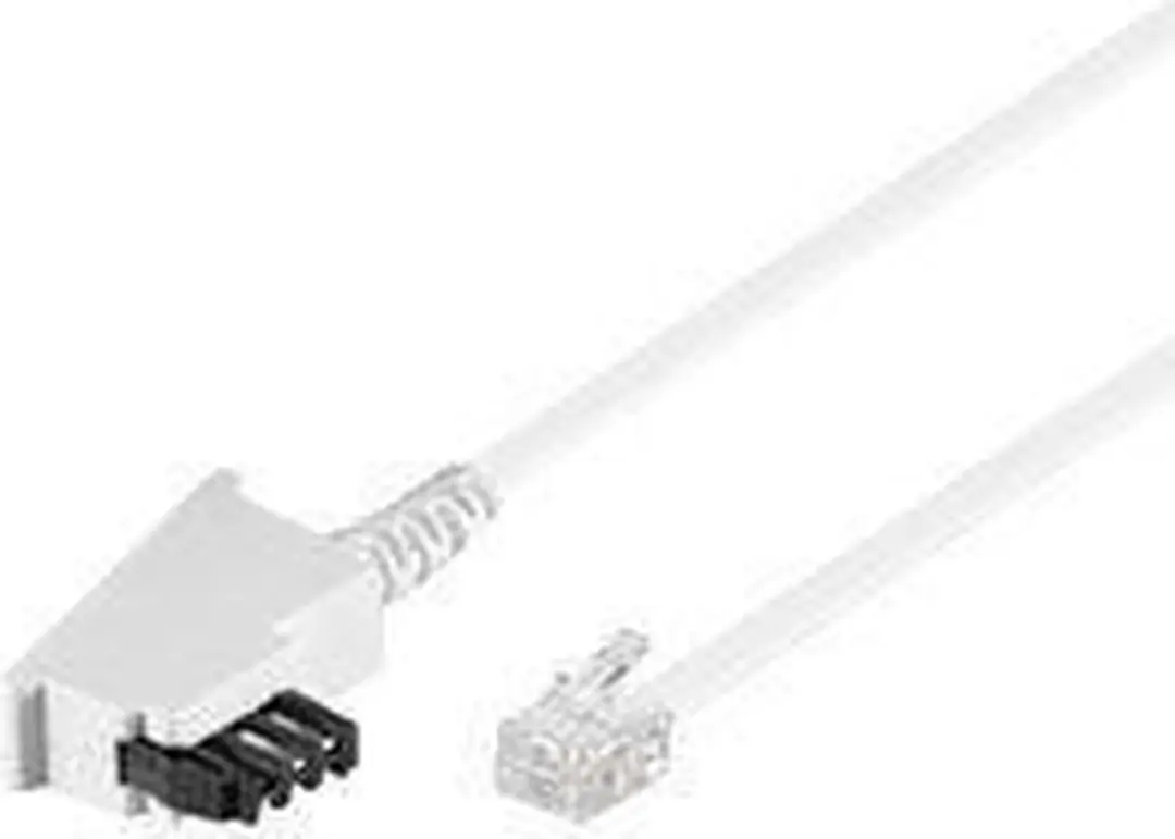 Goobay TAE-F Kabel Wit 3m - 10 Stuks - afbeelding 6 van 6