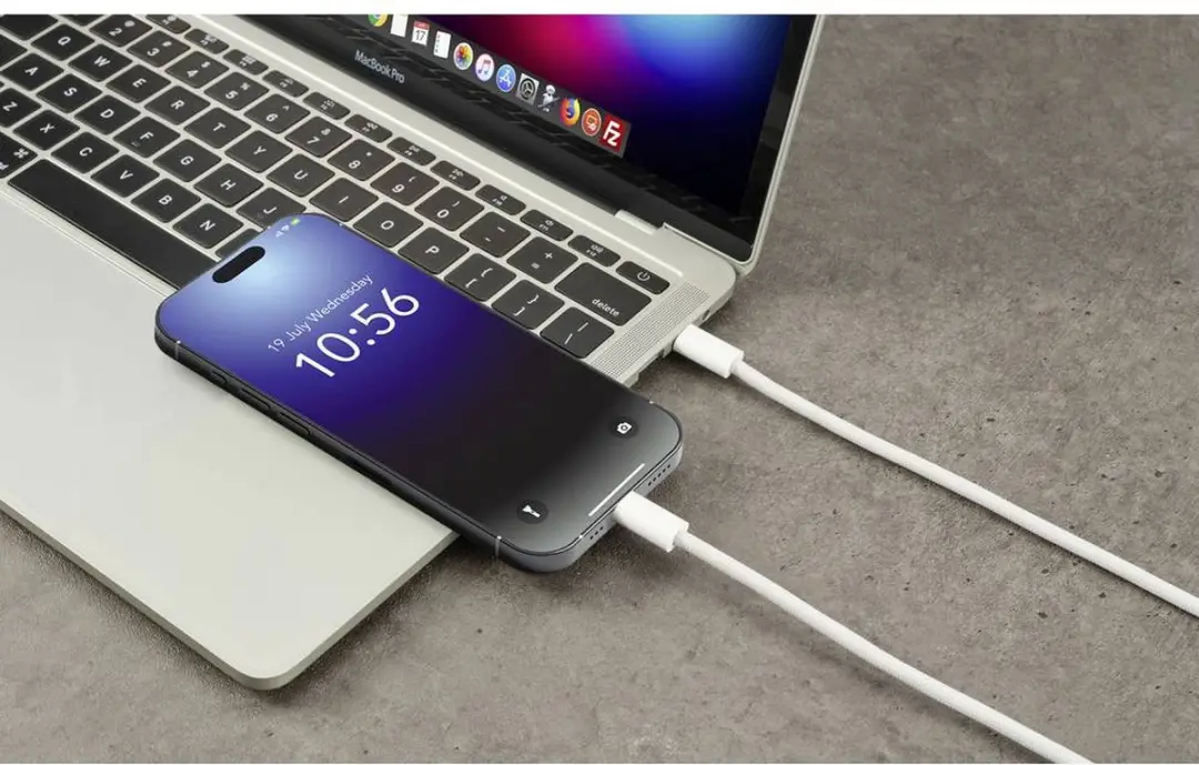 Renkforce RF-6056884 USB-C Kabel 3.00m - Wit - afbeelding 6 van 6