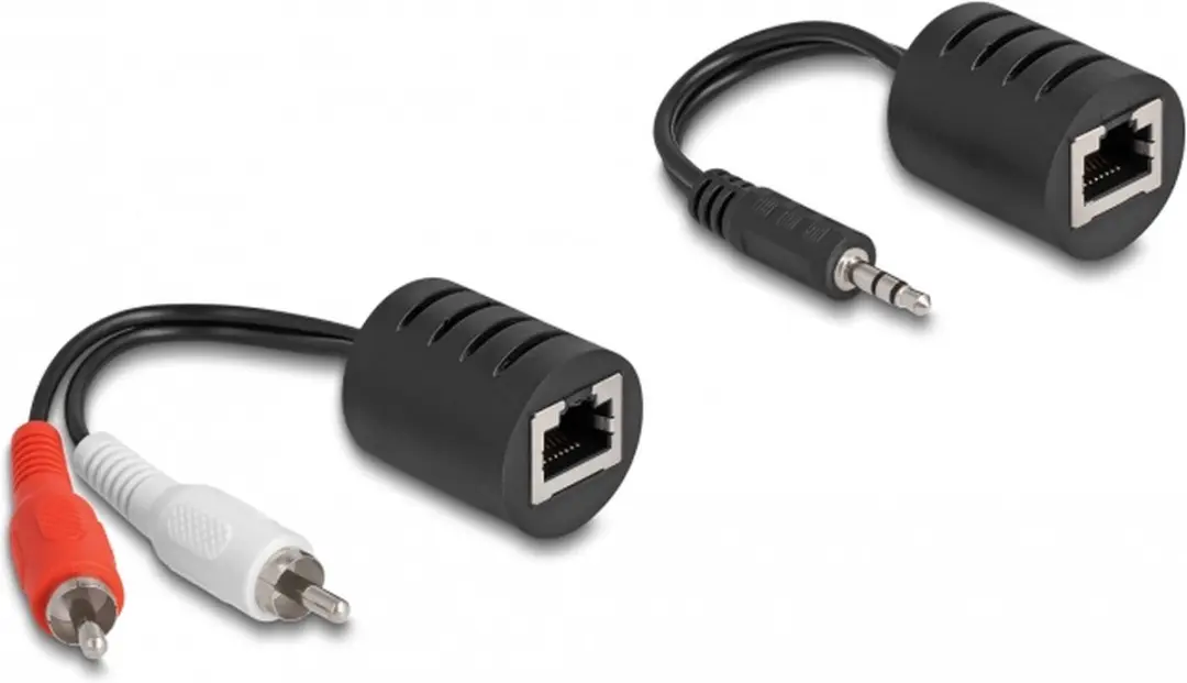 Delock 3,5mm Jack Stereo Audio over Ethernet Extender Set