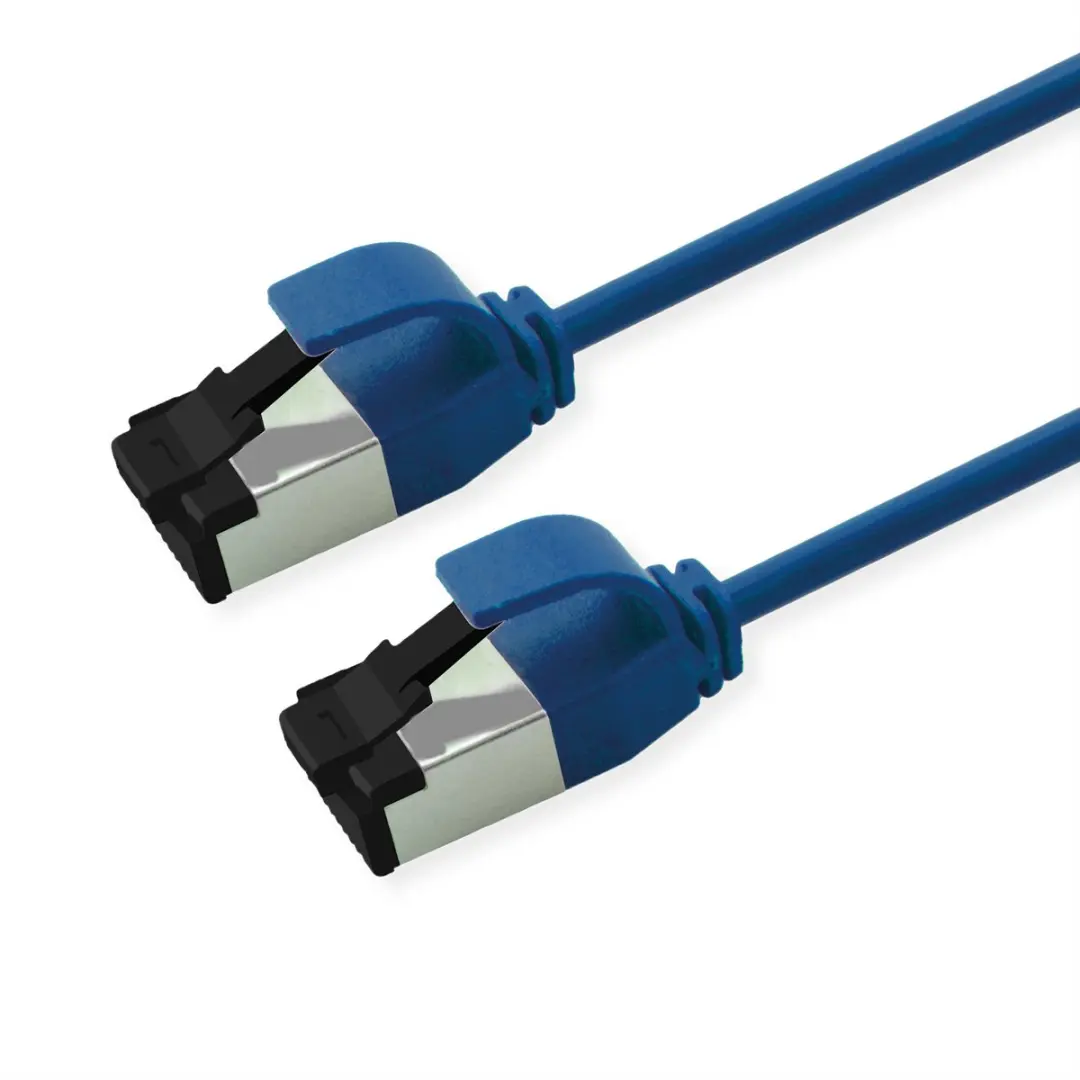 Roline U/FTP Patchkabel Cat.8 Klasse I - 3m - Blauw