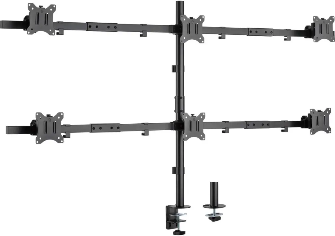 InLine Bureaubeugel 6 Monitoren 32"