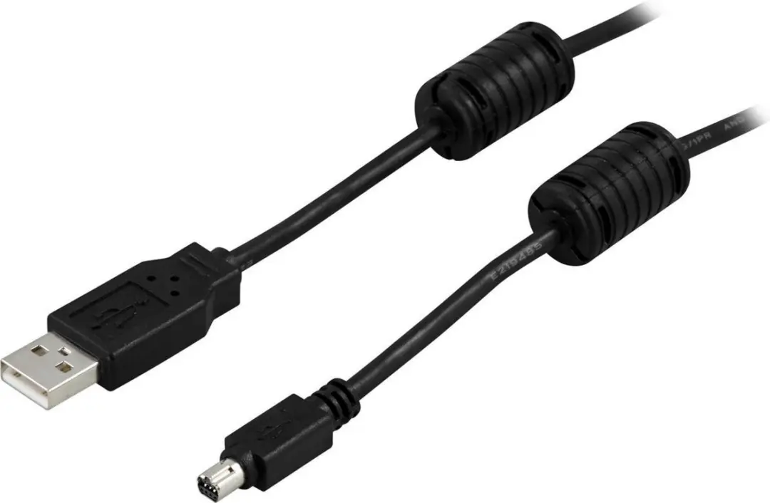 Deltaco USB-503 USB-kabel M-M 2m