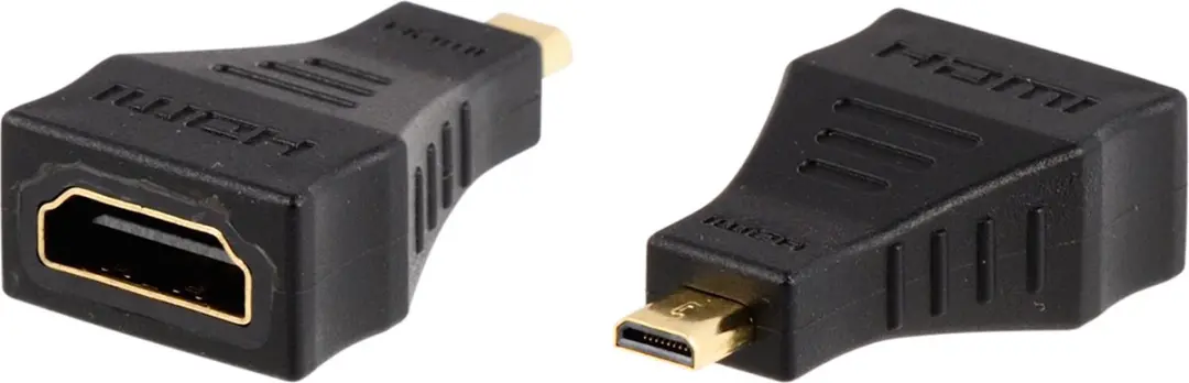 Scanpart Micro HDMI naar HDMI Adapter 4K - Zwart