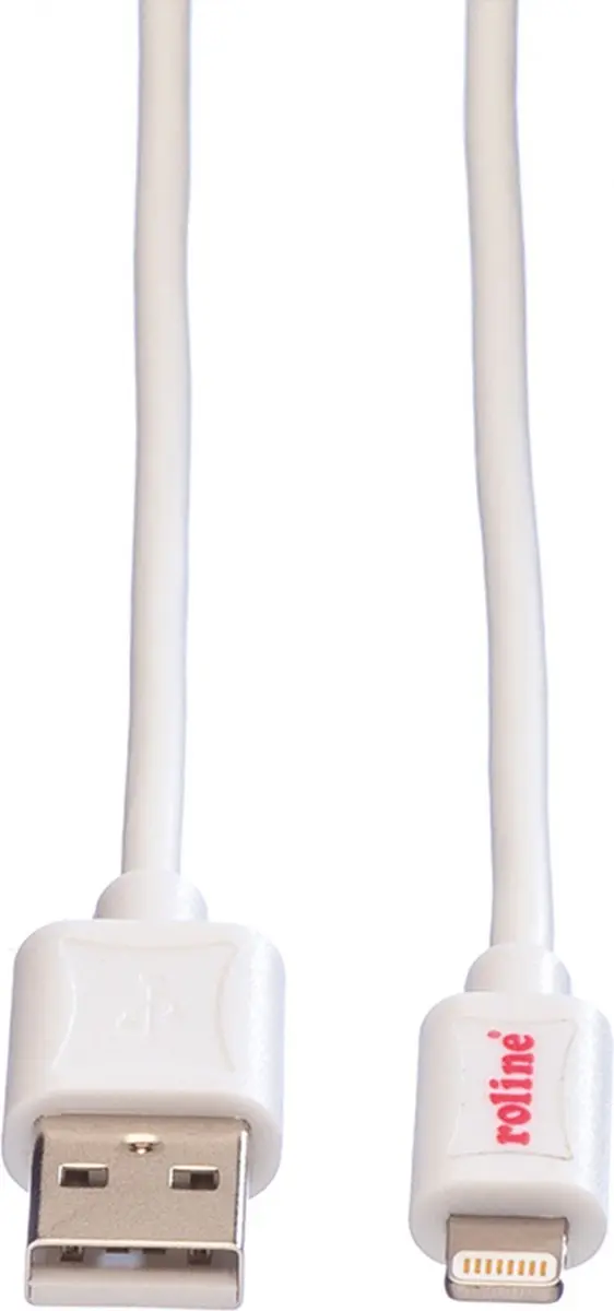 Roline 8pin naar USB 2.0 Kabel - 1,8m - Wit