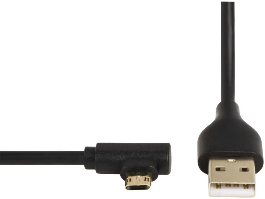 Hama USB-kabel 1m USB-A naar Micro-USB - Zwart