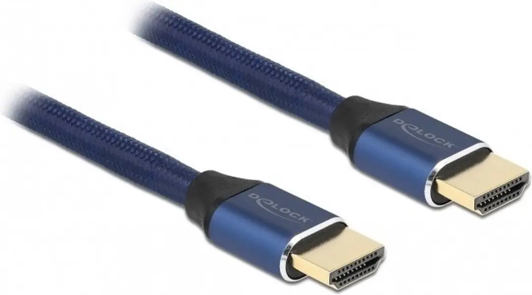 Delock Ultra High Speed HDMI Kabel 48Gbps 8K 60Hz - 1m - Blauw