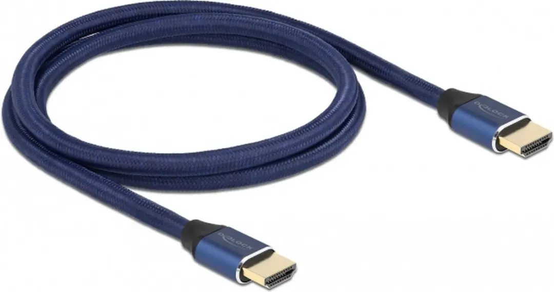 Delock Ultra High Speed HDMI Kabel 48Gbps 8K 60Hz - 1m - Blauw