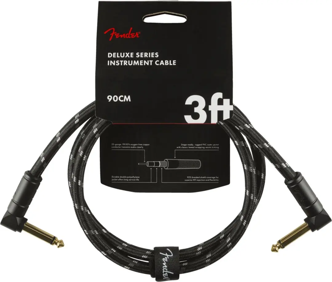 Fender Deluxe Gitaarkabel 90cm