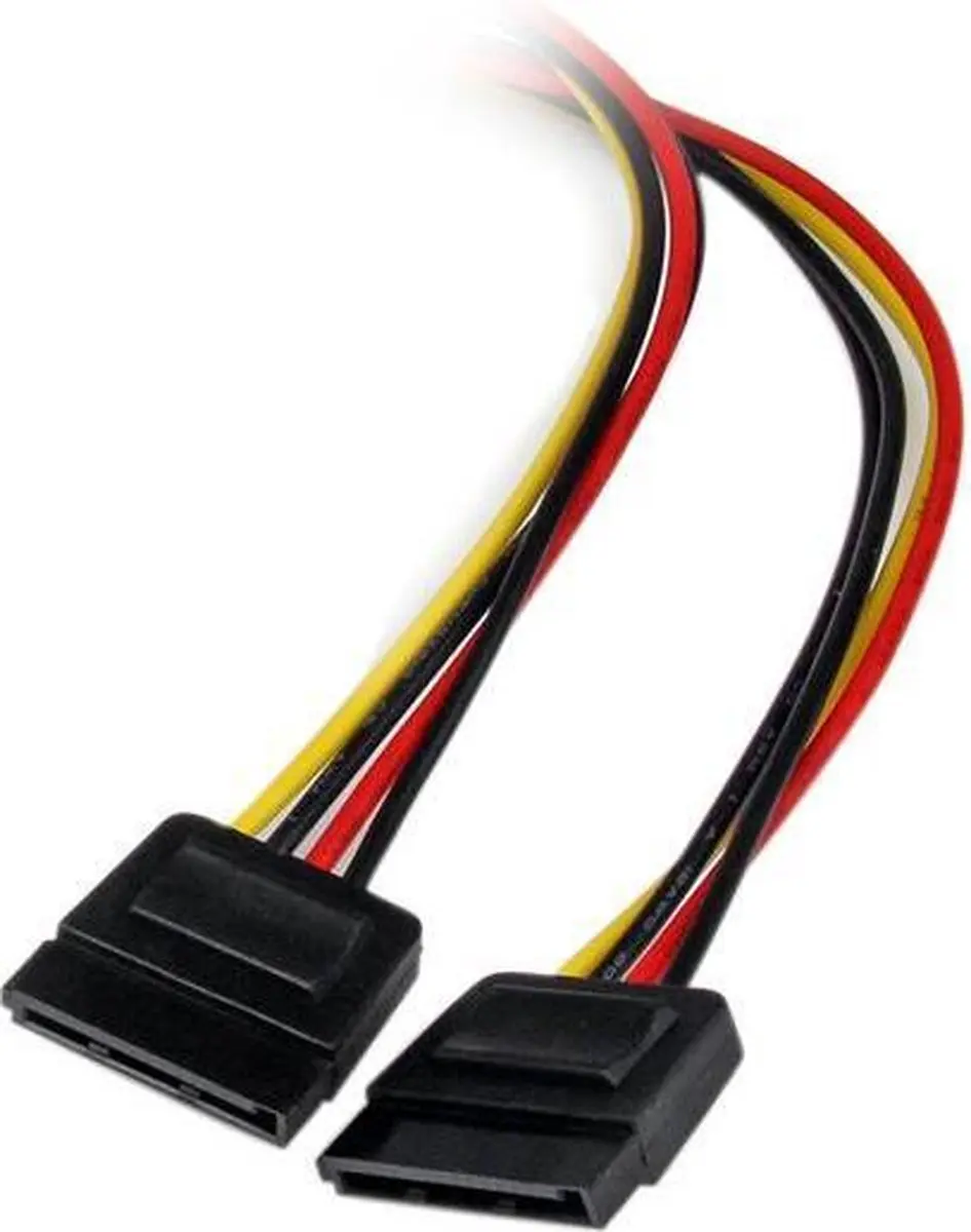 Startech LP4 naar 2x SATA Voedingskabel Y-adapter