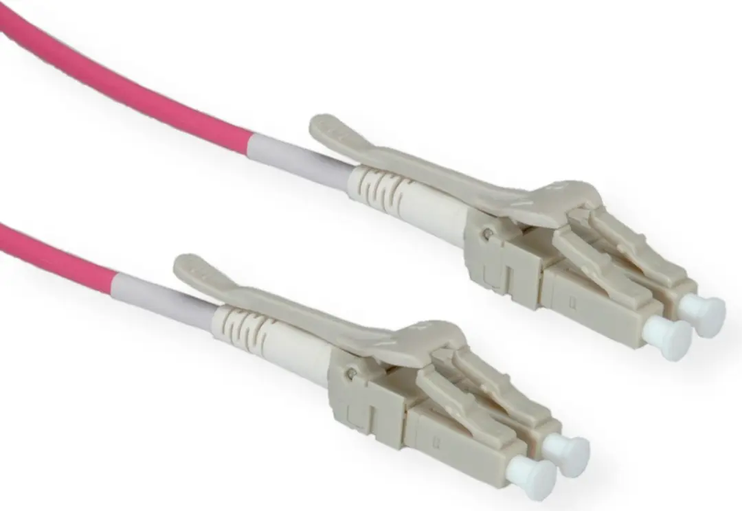 Roline Glasvezelkabel OM4 50/125µm LC/LC Violet 7m