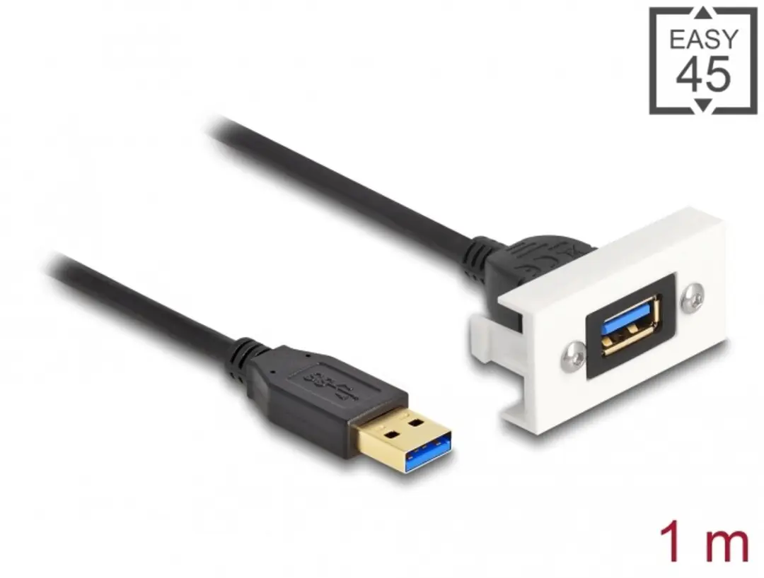 Delock Easy 45 USB 3.2 Gen 1 Type-A Adapter