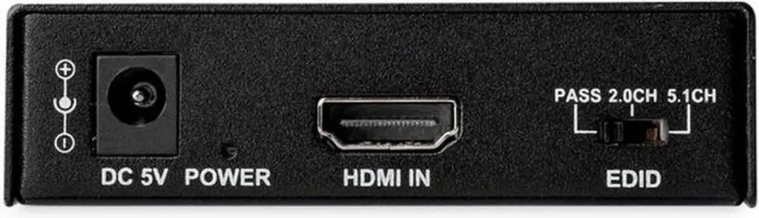 Startech HD202A HDMI Audio Extractor - 4K 60Hz - Zwart