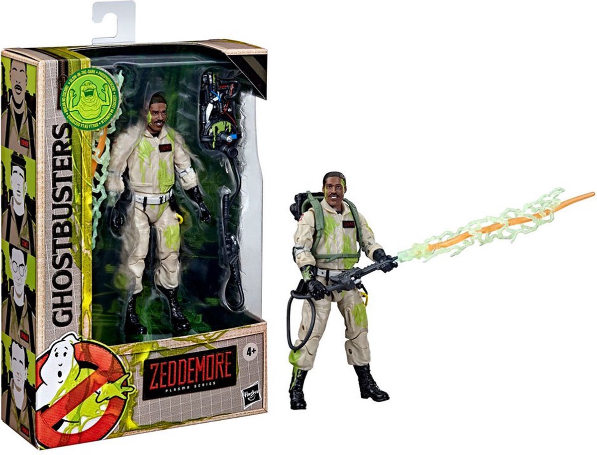 Hasbro Ghostbusters Actiefiguur Glow-in-the-Dark Winston Zeddemore 15 cm Plasma Series 2021 Multicolours