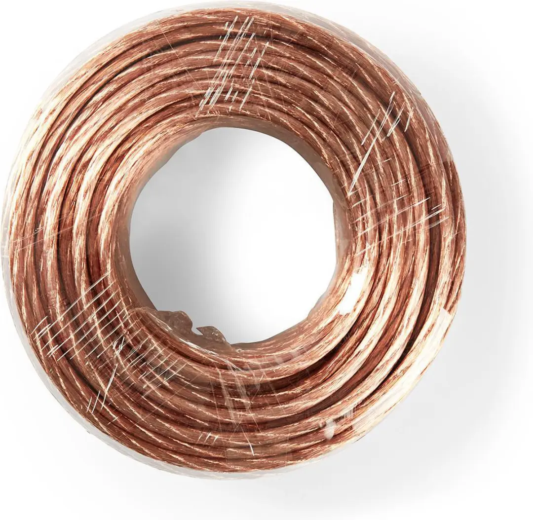 Nedis Speaker-Kabel CAGW6000TR250 - 2x6.00mm² CCA - 25m Transparant