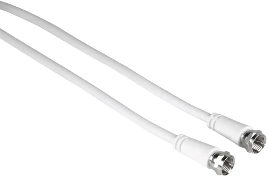 SAT-aansluitkabel 5m F-connector wit