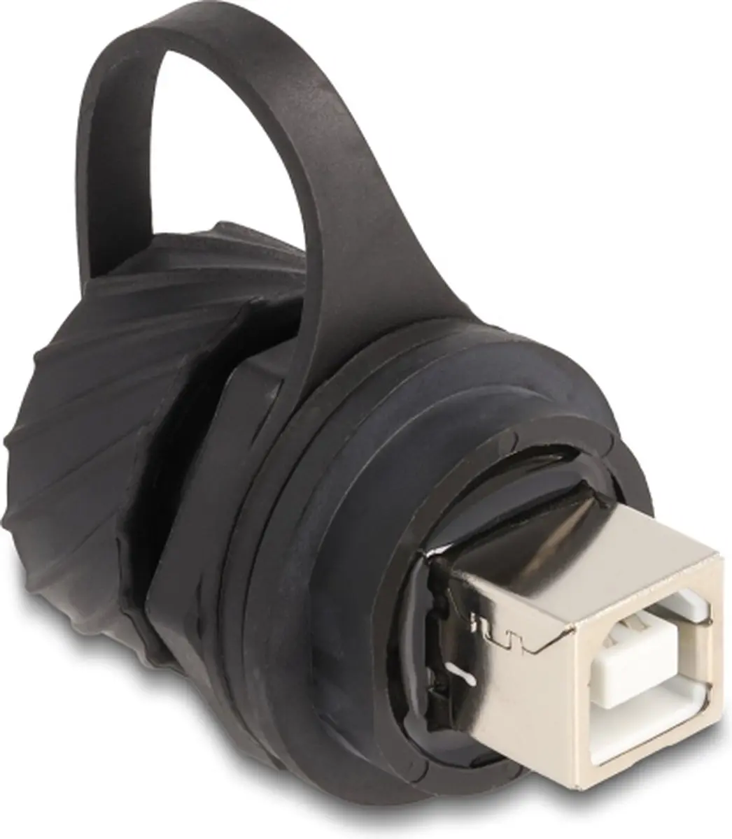 Delock USB 2.0 Type-B Female-Female Kabelconnector - IP68 - Zwart