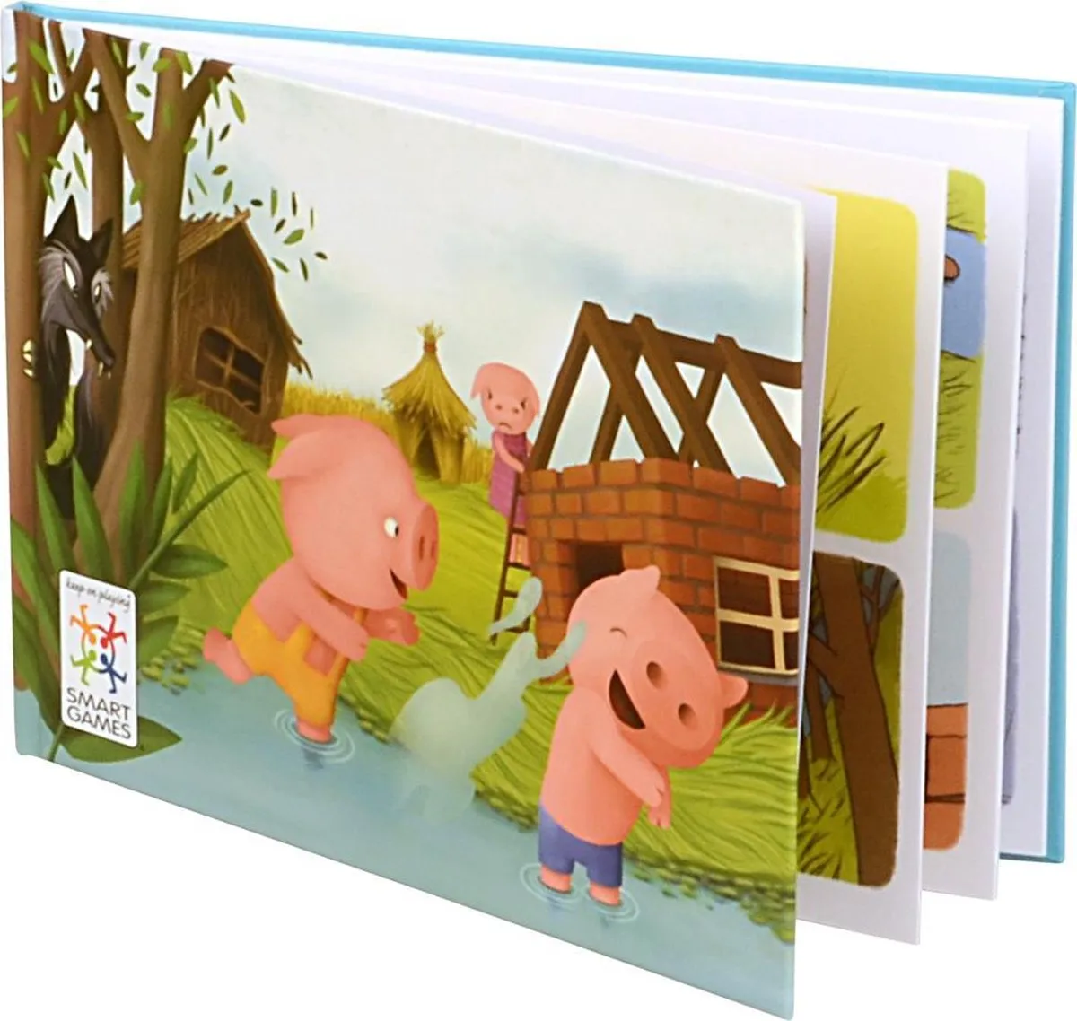 SmartGames Drie Kleine Biggetjes SG 023 NL - Puzzelspeel - 48 Opdrachten