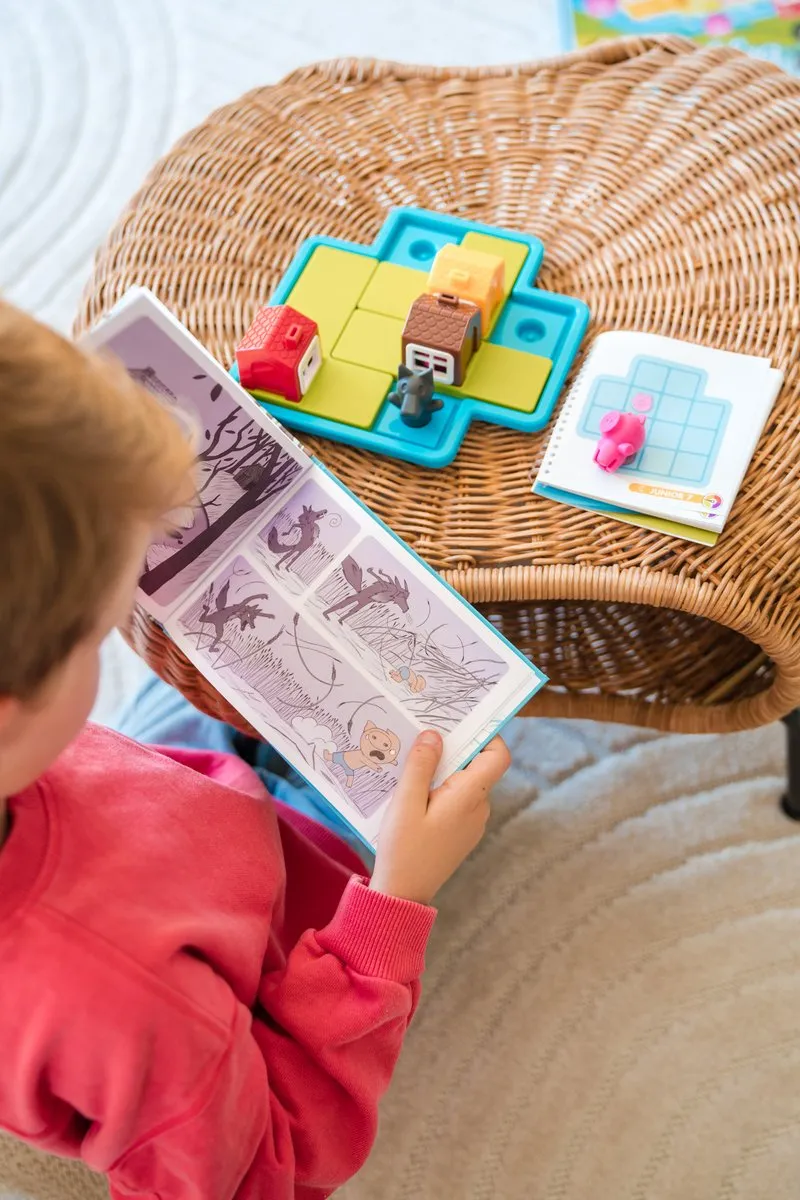 SmartGames Drie Kleine Biggetjes SG 023 NL - Puzzelspeel - 48 Opdrachten