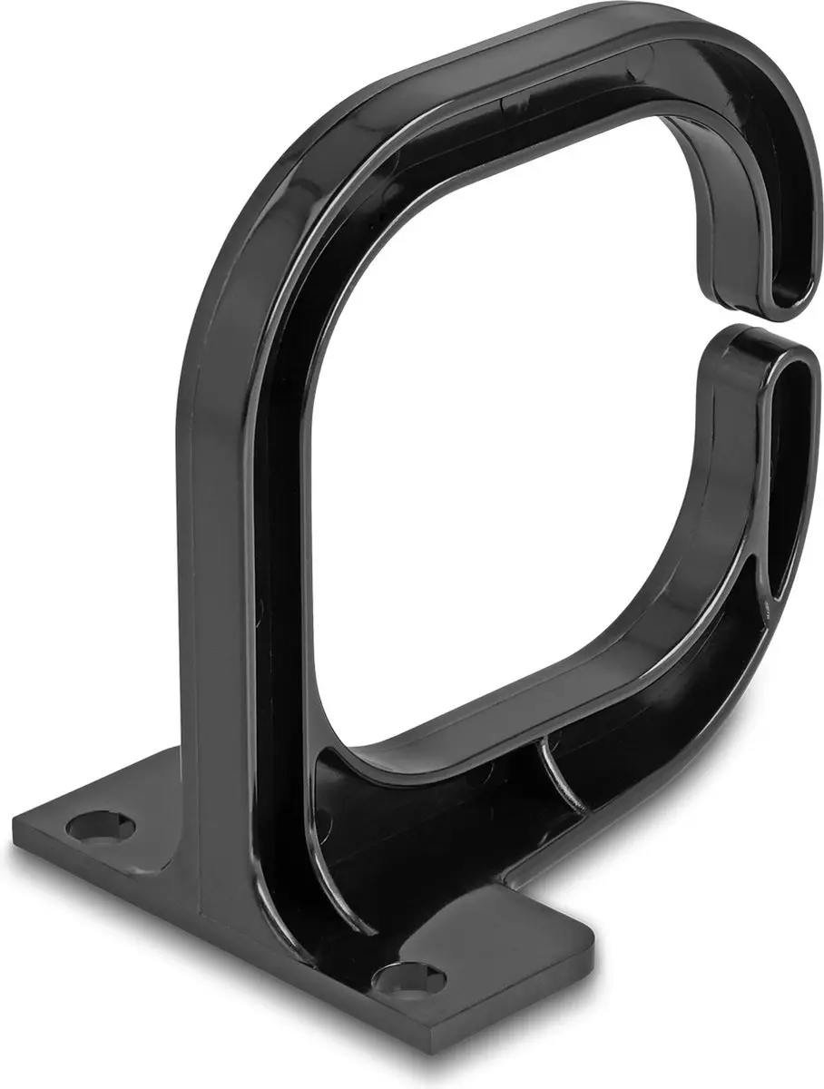 Delock Kabelbeugel 83x60mm - Zwart