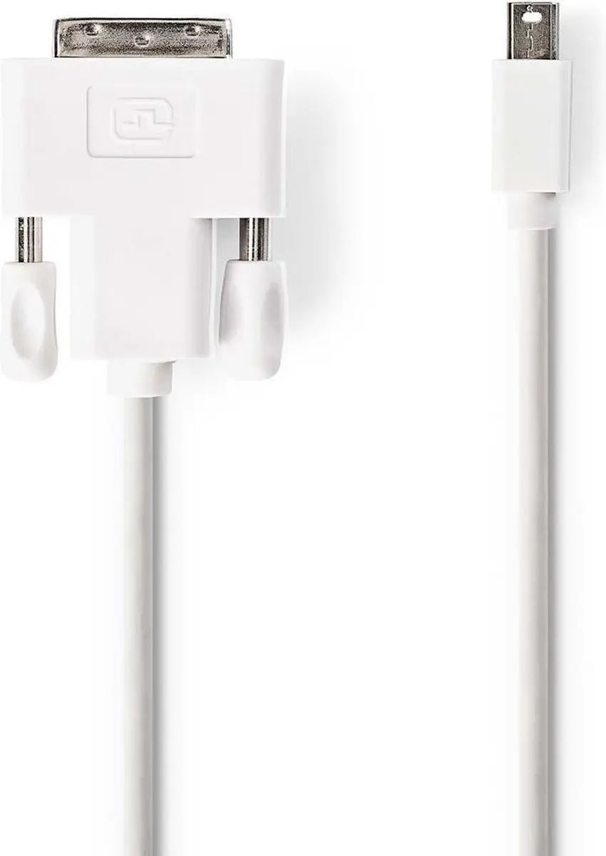Nedis Mini DisplayPort naar DVI-D Kabel 21.6Gbps 2m - Wit