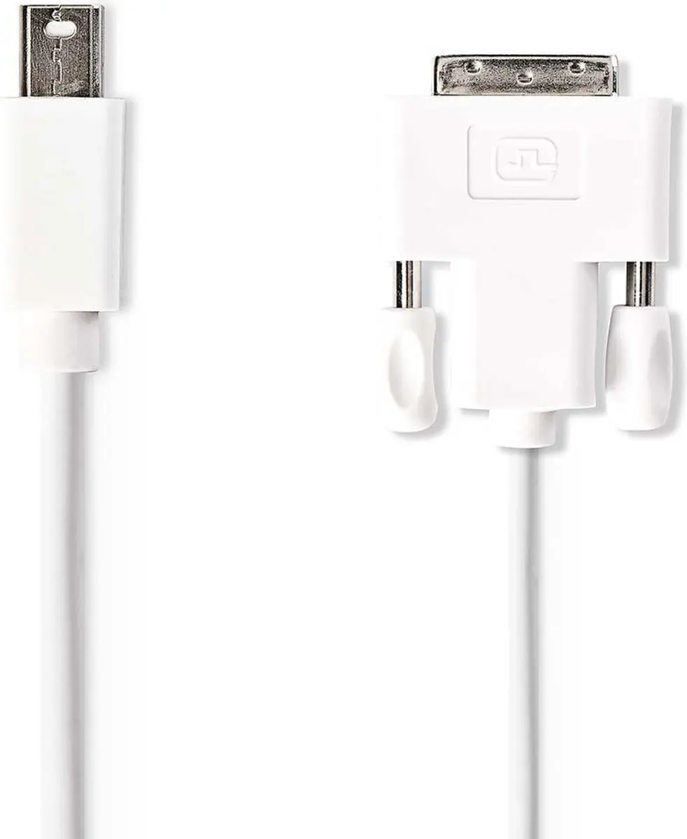 Nedis Mini DisplayPort naar DVI-D Kabel 21.6Gbps 2m - Wit