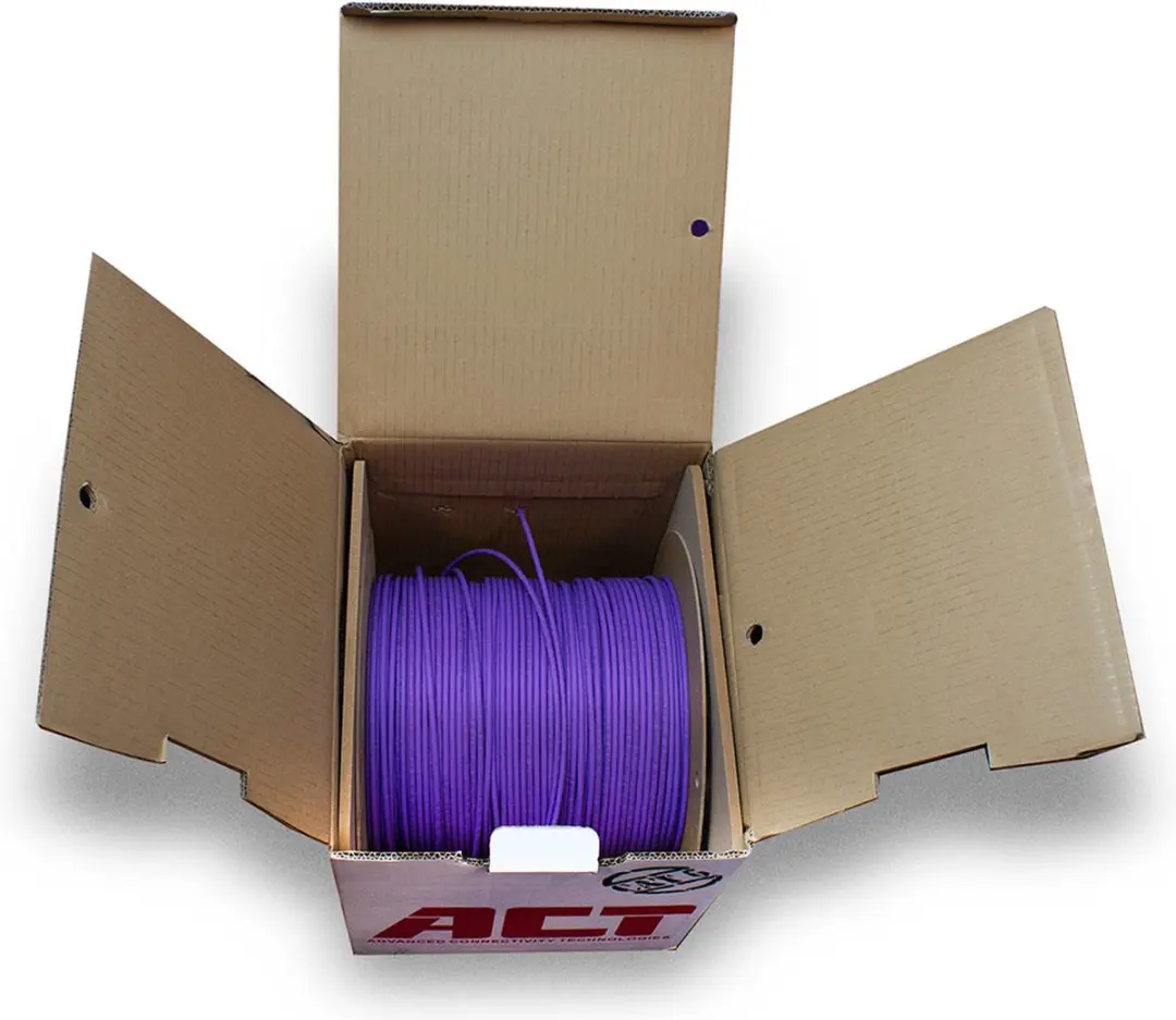 ACT Cat 6 Installatiekabel 305m - Violet - LSZH/CPR DCA