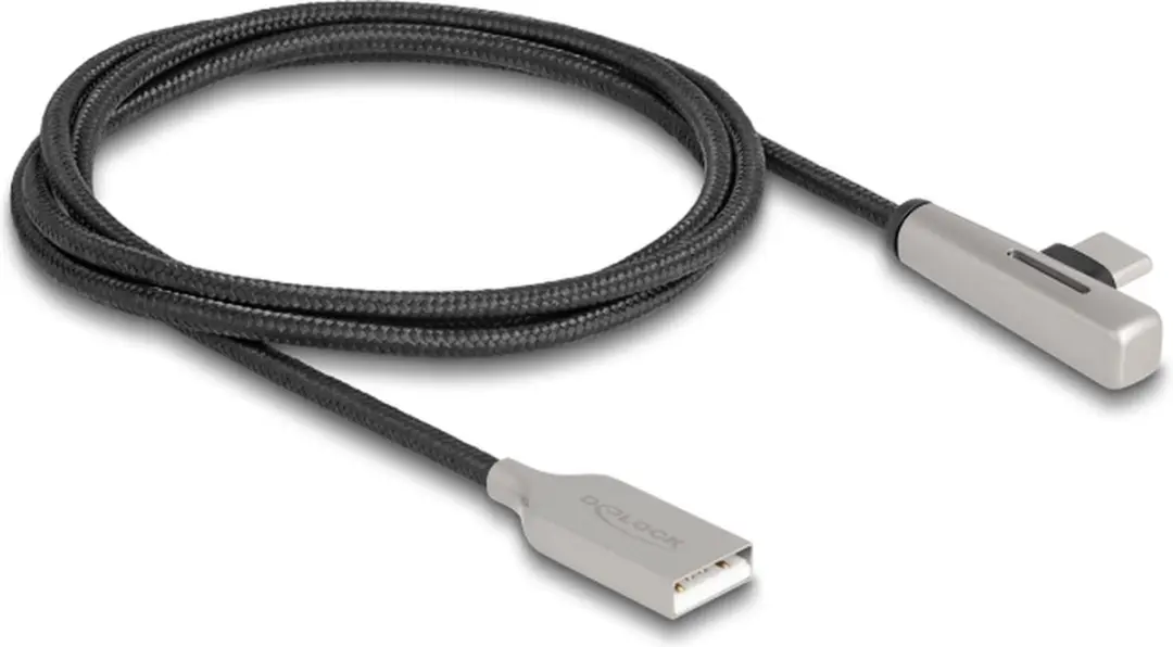 Delock USB 2.0 Type-A naar Type-C Kabel 60W 1m