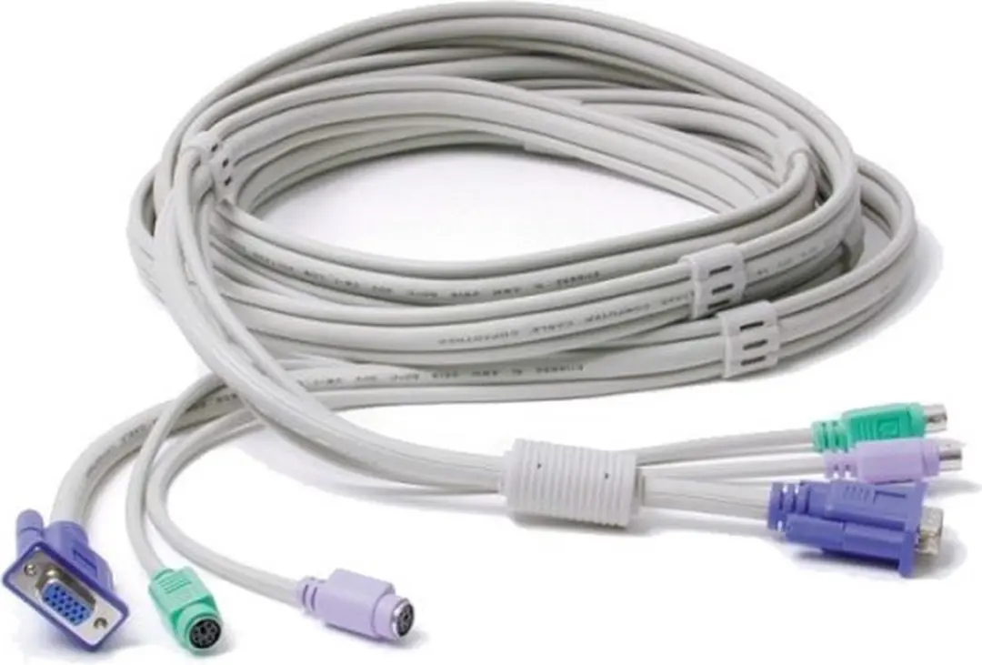 Neomounts Newstar 3N1PS2EXT6 KVM-kabel 1.8m - Grijs