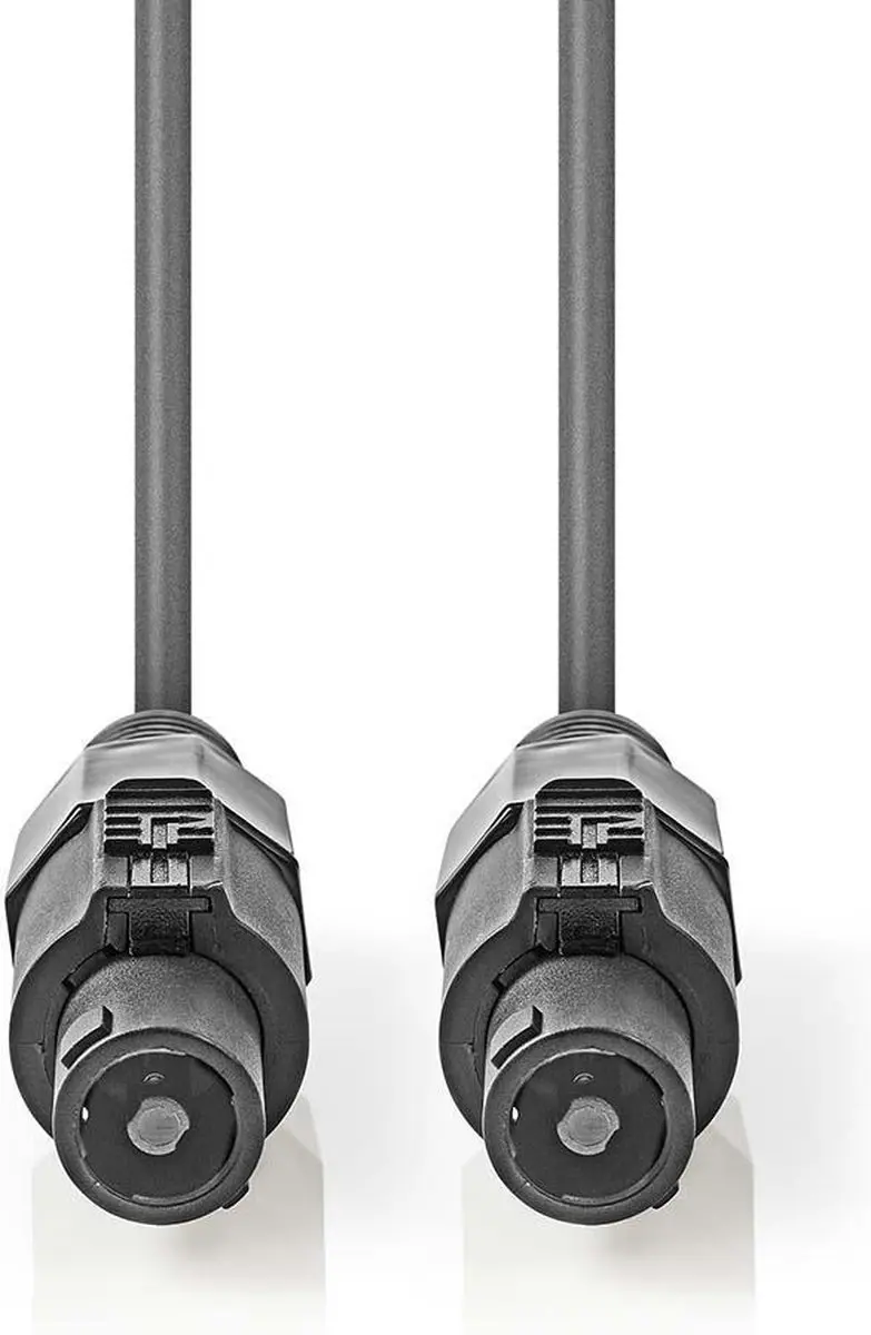 Nedis Speaker-Kabel COTH16000GY50 - 5m - 48x0.20mm Koper - Donkergrijs