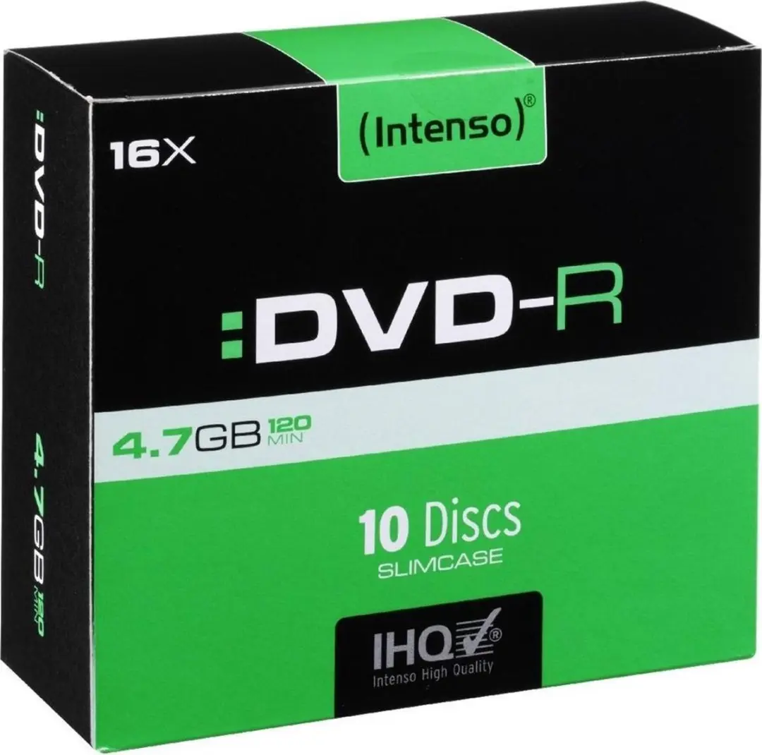 Intenso 4101652 DVD-R 4,7GB - 10 Stuks