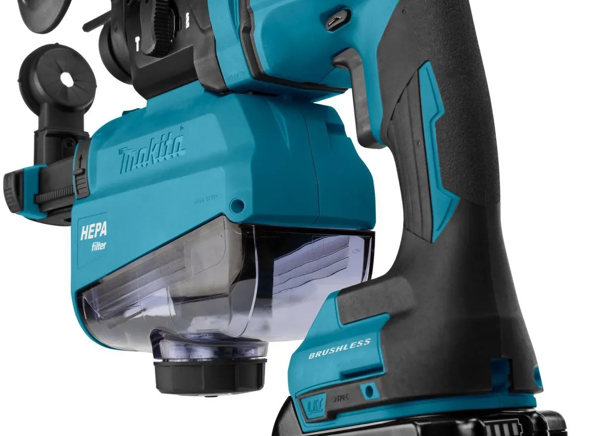 Makita DHR182ZWJ SDS-Plus Boorhamer/Combihamer - Stofafzuiging - Mbox