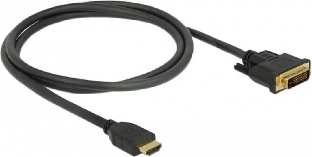 Delock DVI-D Dual Link naar HDMI Kabel - 1m - Zwart - afbeelding 6 van 6