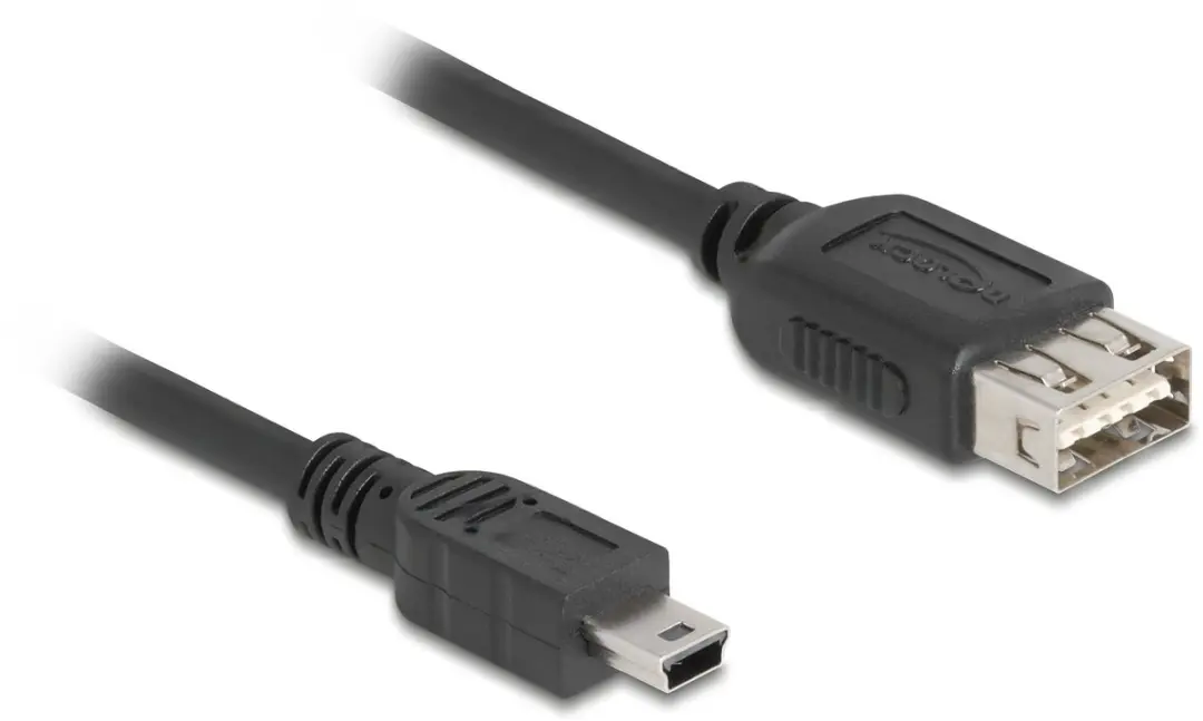 Delock USB 2.0 Kabel Mini-B naar USB-A