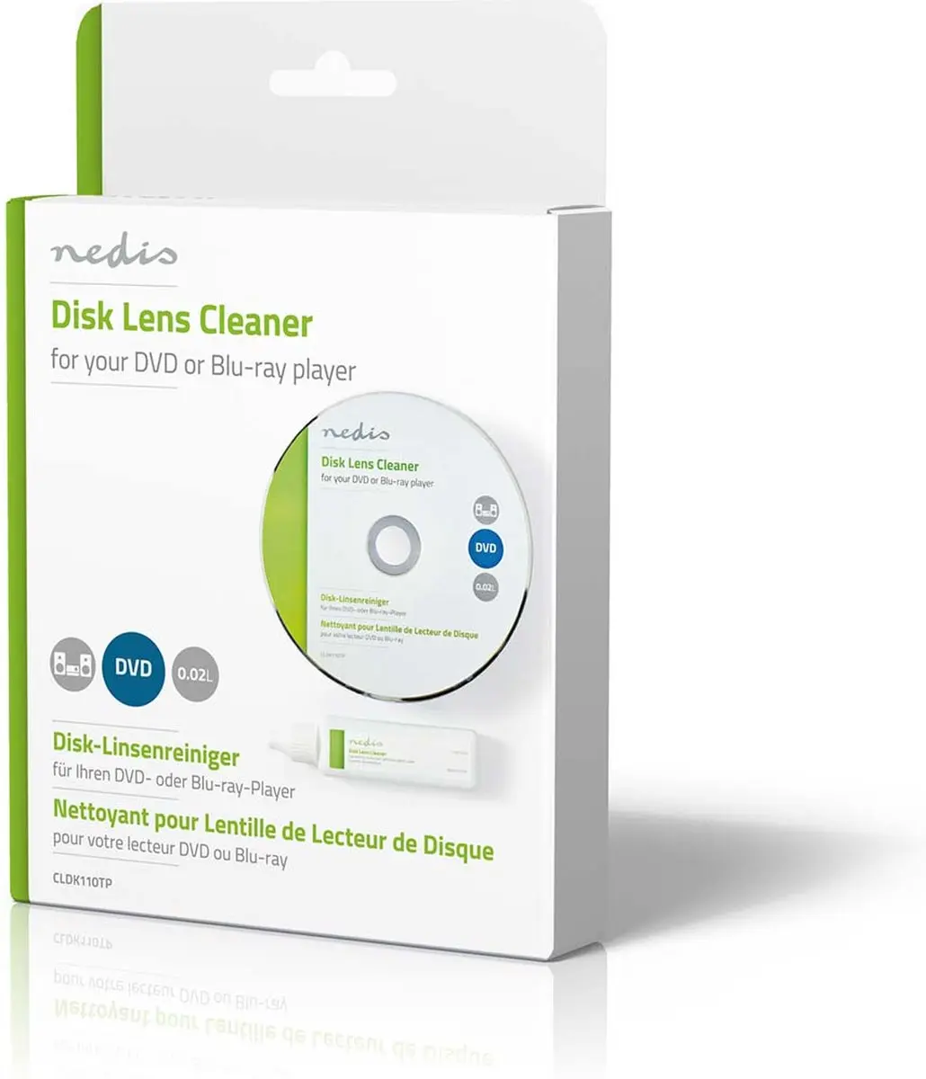 Nedis Disc Lensreiniger CLDK110TP - 20ml