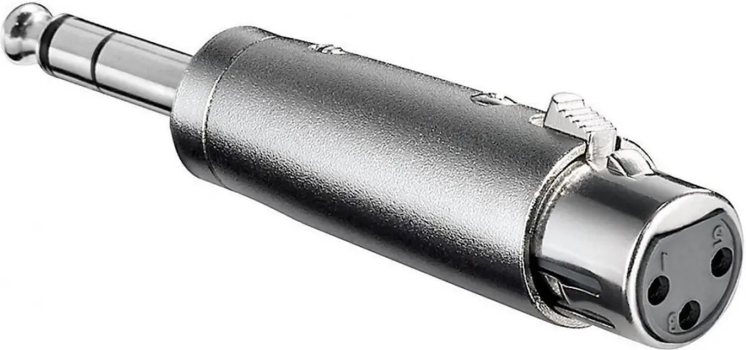 Nedis XLR naar 6,35mm Jack Stereo Adapter