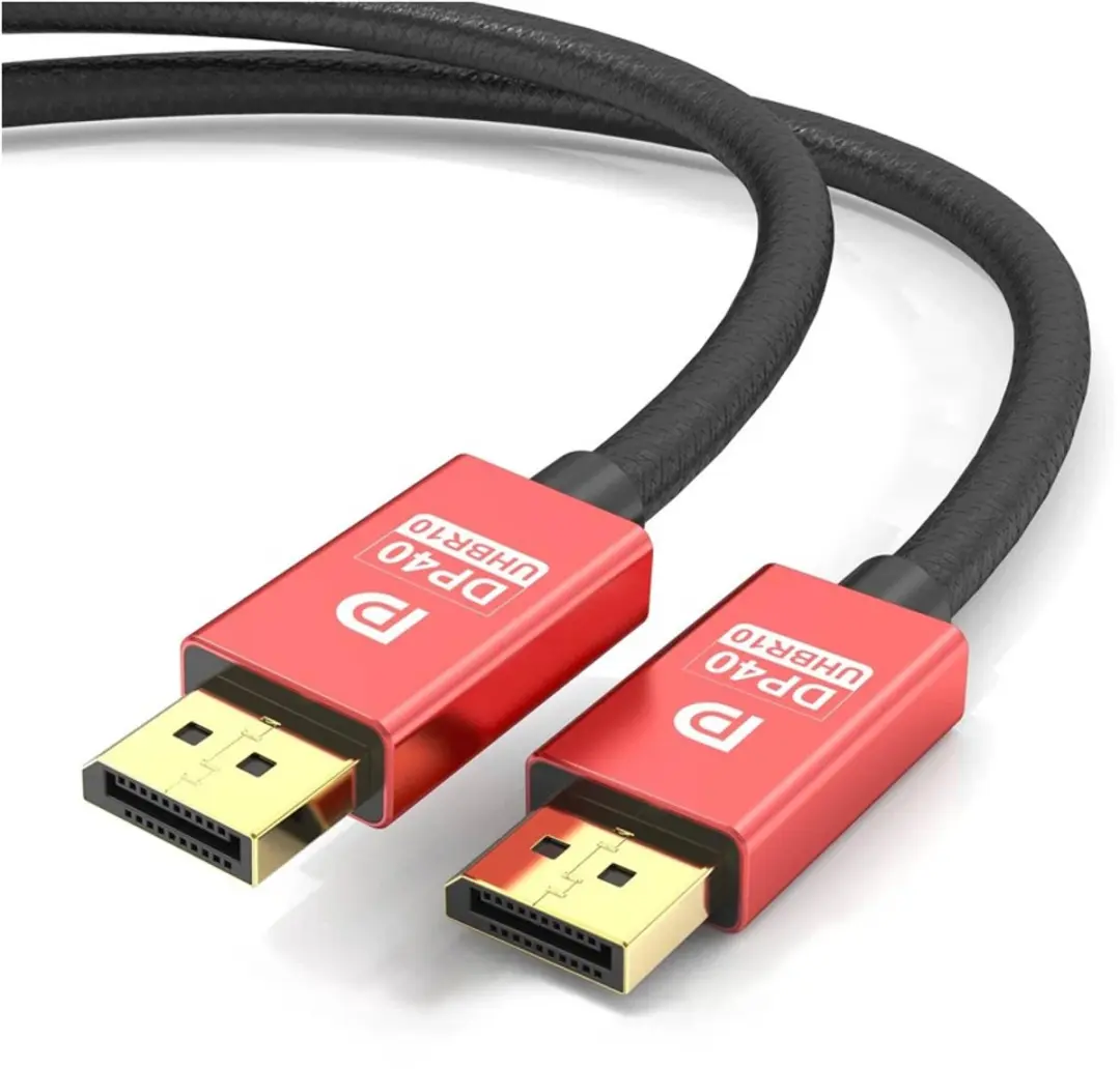 NÖRDIC DP-506 DisplayPort 2.1 Kabel 8K60Hz - 50cm - Rood