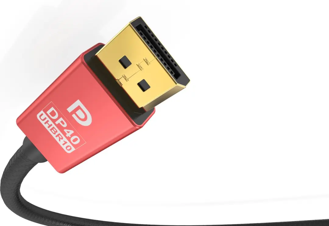 NÖRDIC DP-506 DisplayPort 2.1 Kabel 8K60Hz - 50cm - Rood