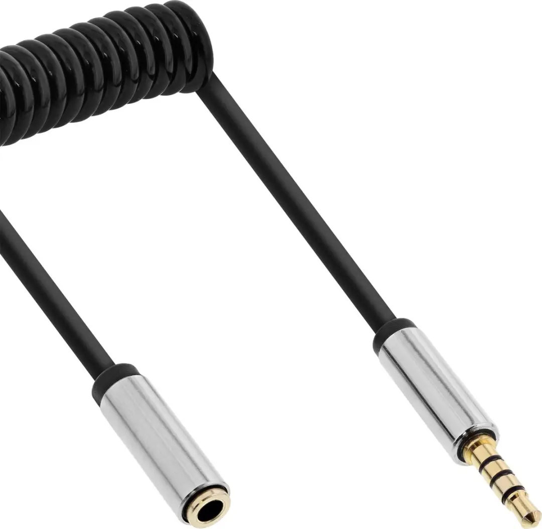 InLine 3,5mm Jack 4-polig Verlengkabel 1m