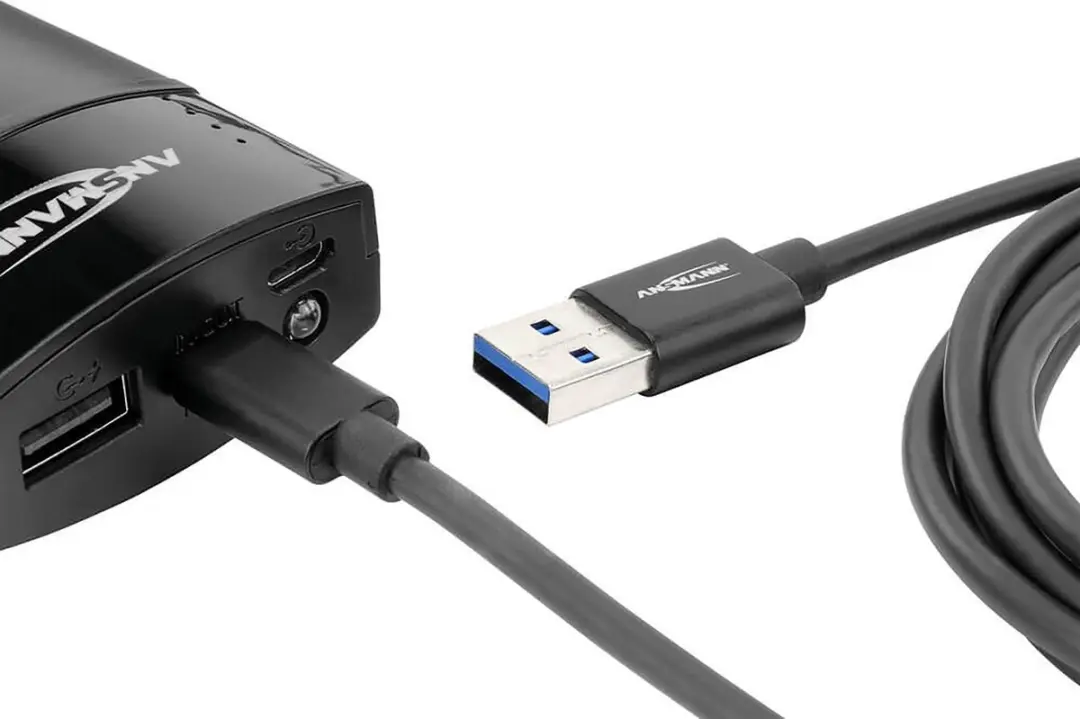 Ansmann Type C USB Data- en laadkabel 2m - Zwart - afbeelding 6 van 6
