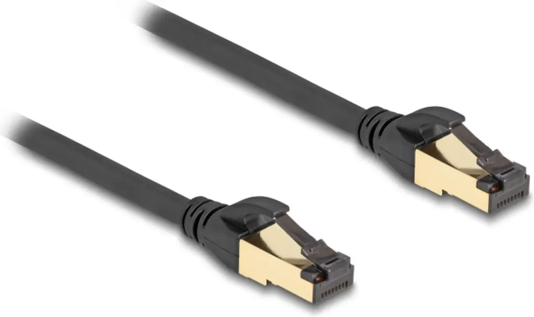Delock RJ45 Netwerkkabel Cat.6A S/FTP Zwart 10m - Cat.7 Industrieel