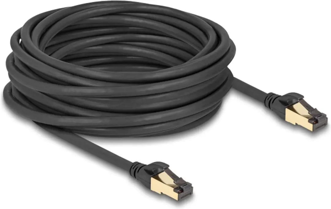 Delock RJ45 Netwerkkabel Cat.6A S/FTP Zwart 10m - Cat.7 Industrieel
